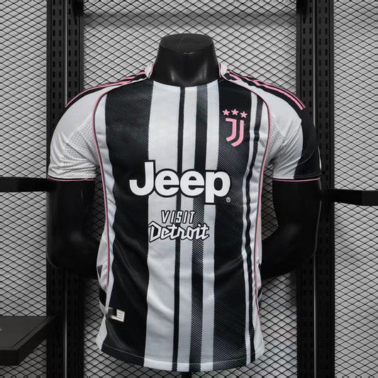 2025-26 Juventus Home Player With ADS S-4XL