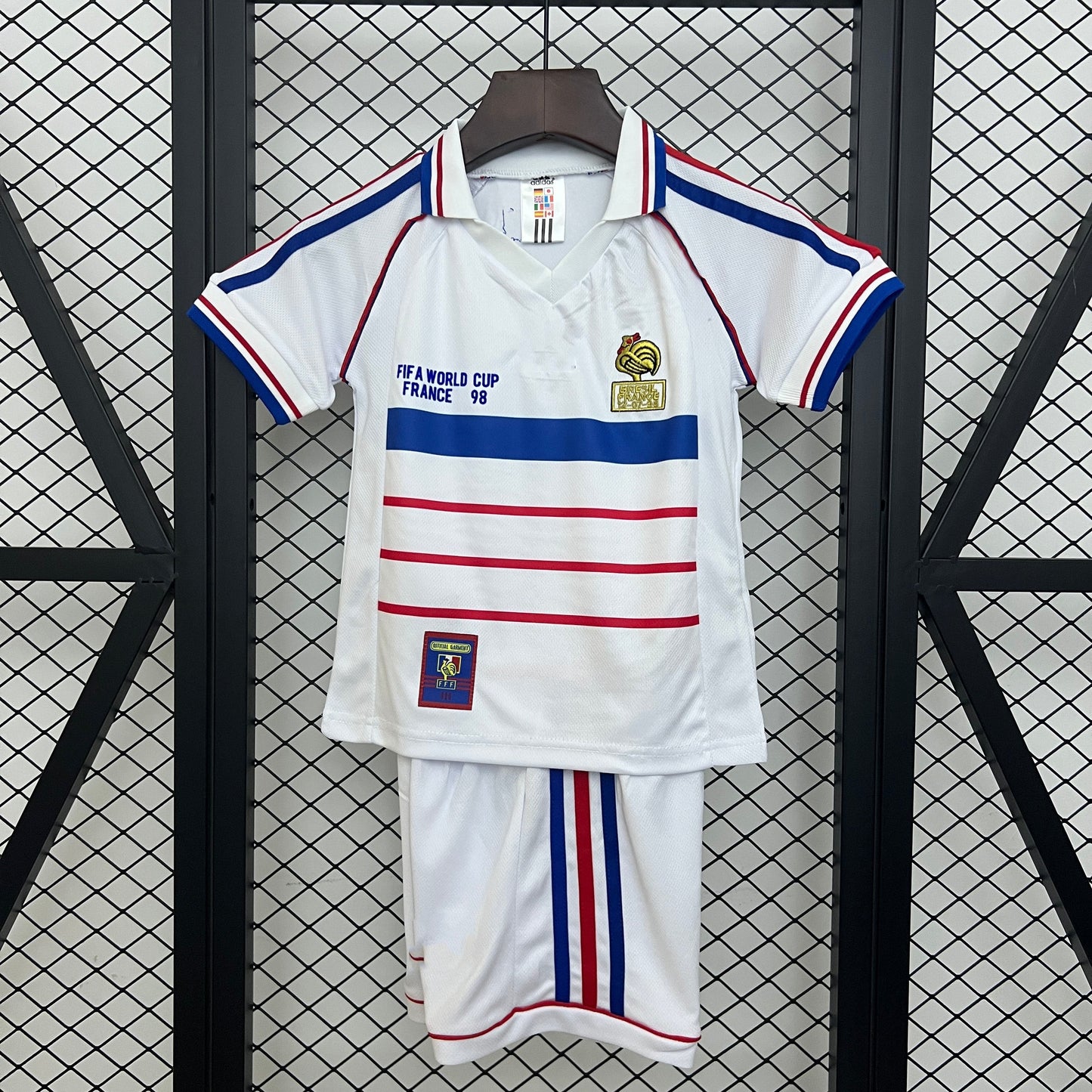 1998 France Away Retro Kids 16-28
