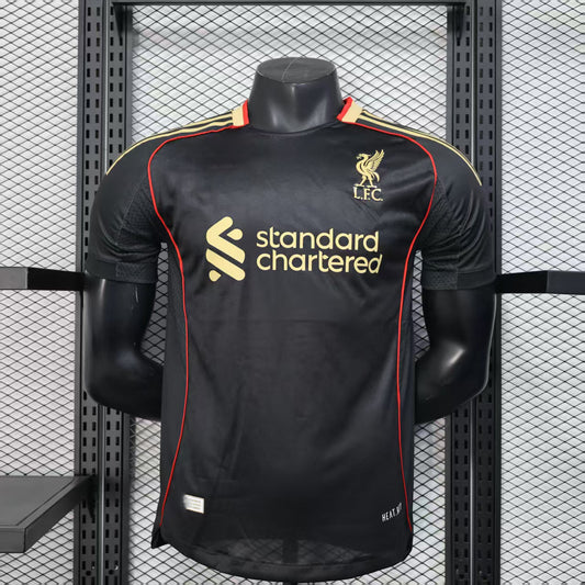 2025-26 Liverpool Second Away Black Player