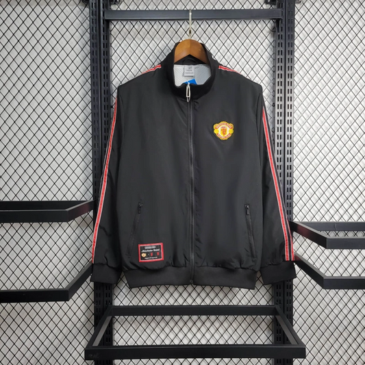 2025-26 Manchester United Black Windbreaker