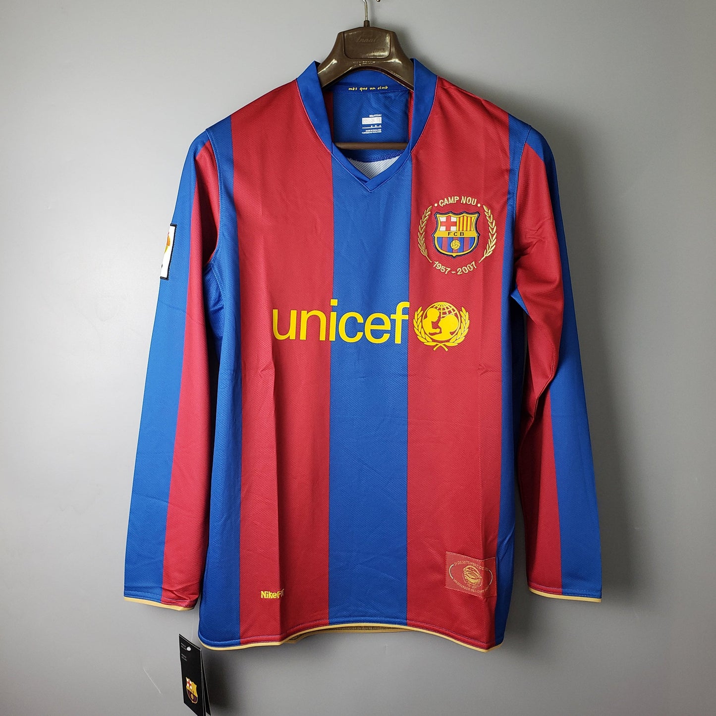 2007-08 Barcelona home Long Sleeve