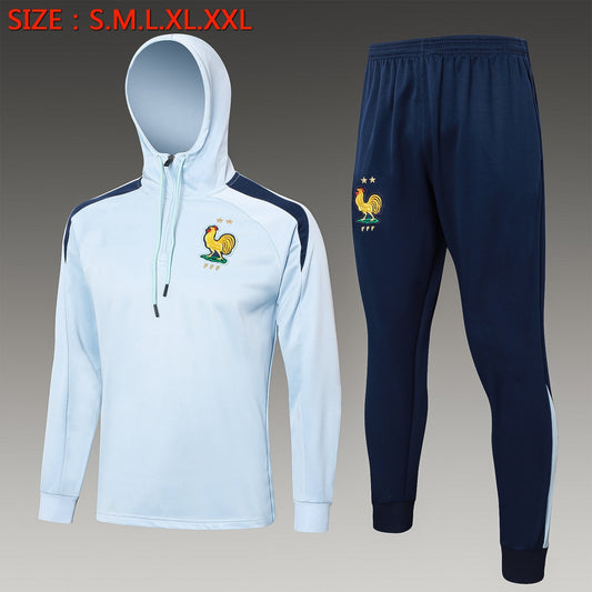 2024-25 French light blue hat training suit