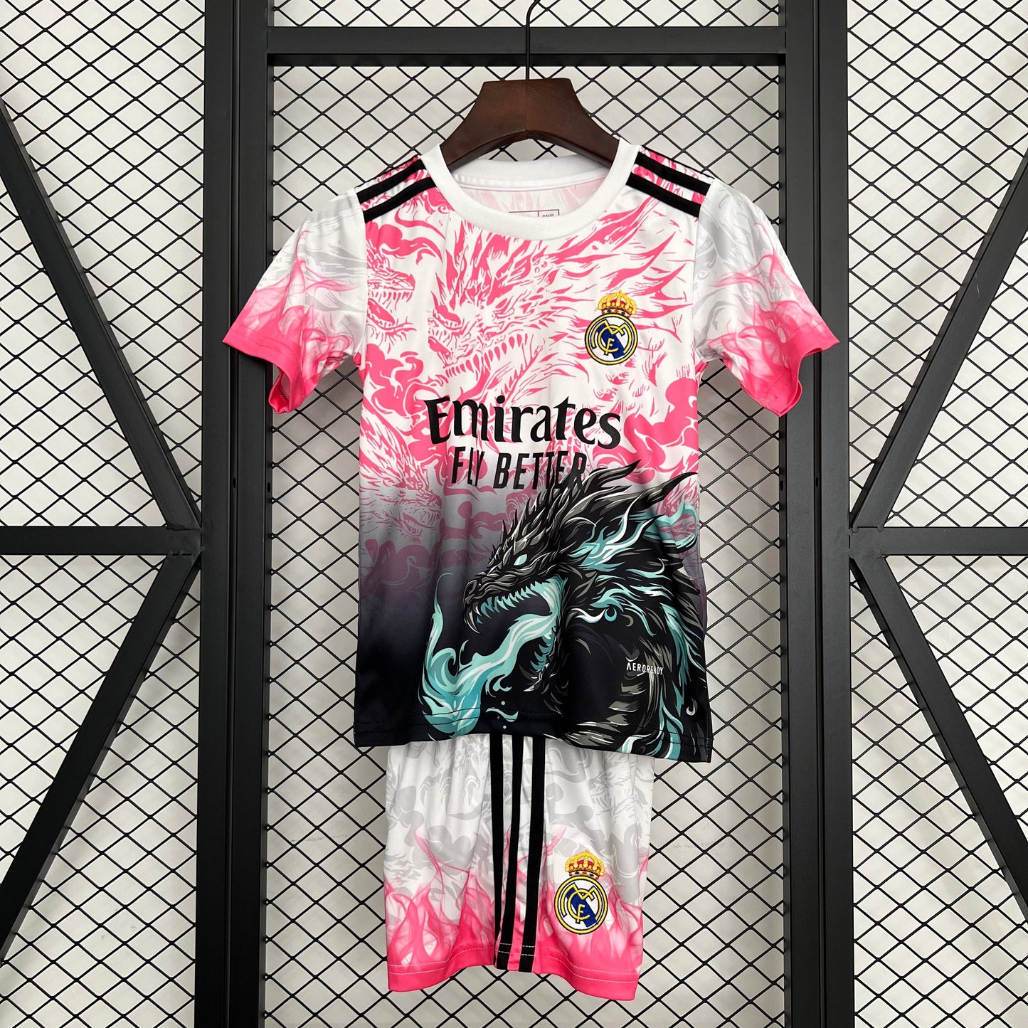 2025-26 Real Madrid Black-Pink Dragon KIDS 16-28