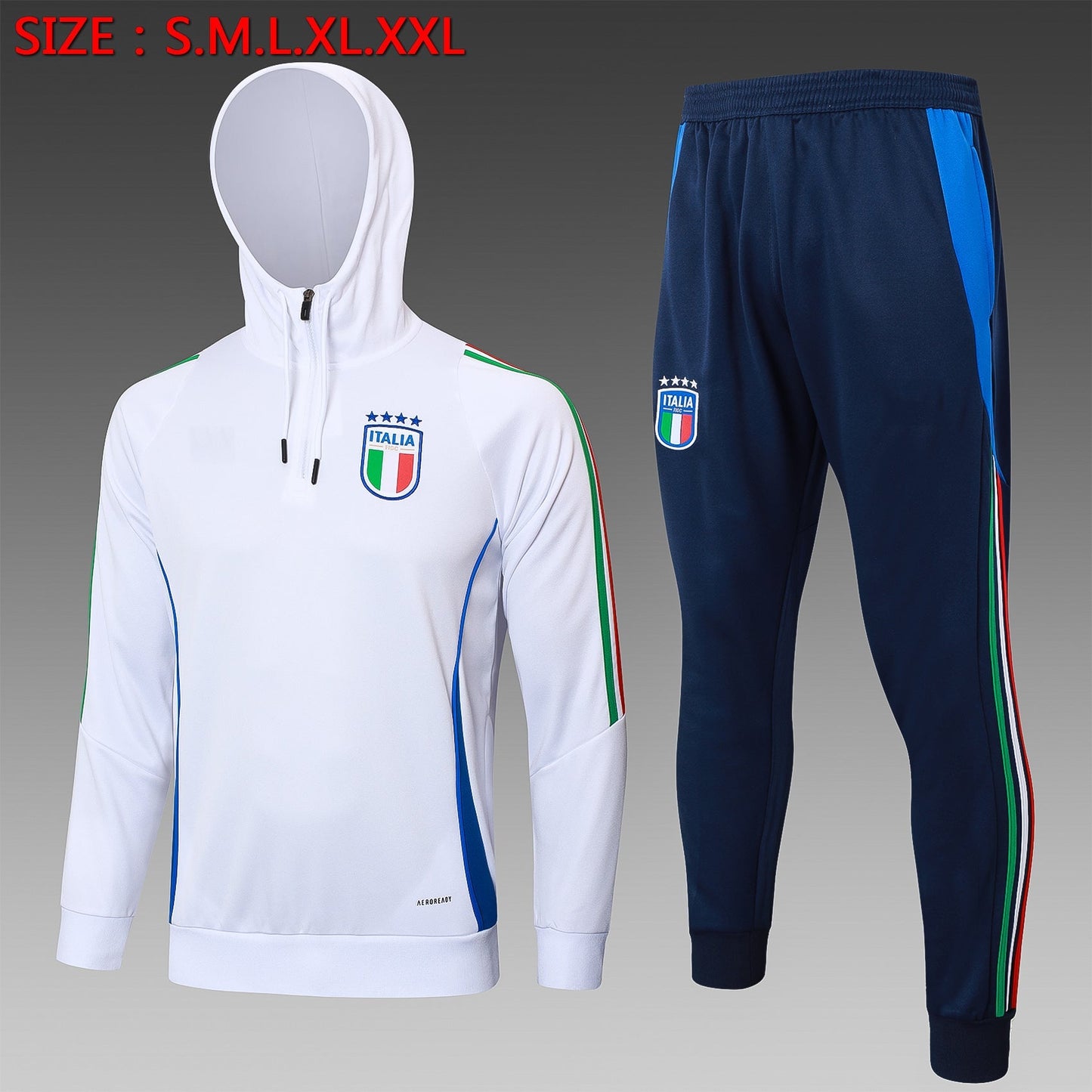 2024-25 Italy White Hat Training Suit
