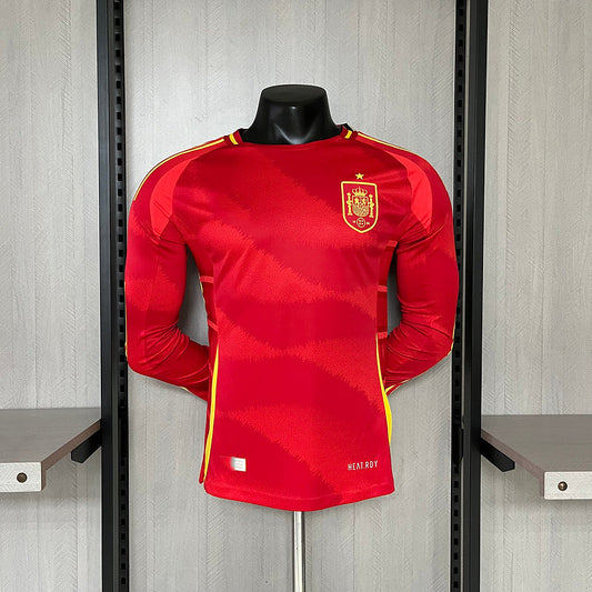2024-25 Spain Home Player Long Sleeve