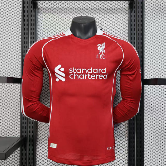 2025-26 Liverpool Home long sleeve
