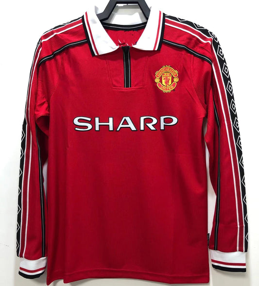 1998-99 Manchester United Home Long Sleeve