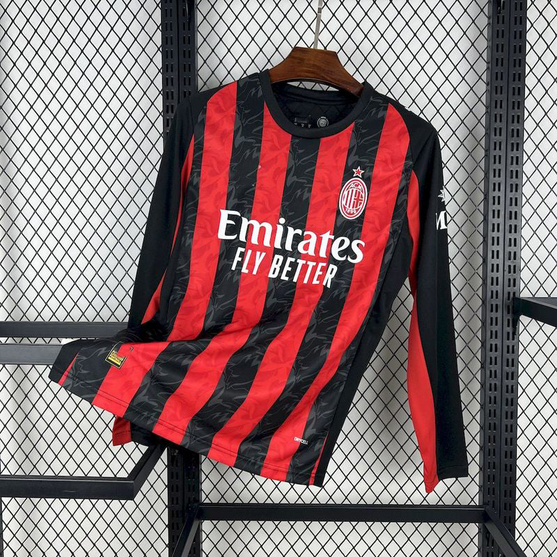 2025-26 AC Milan Home Long Sleeve