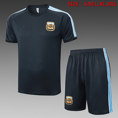 2025-26 Argentina Short-sleeved shorts training suit