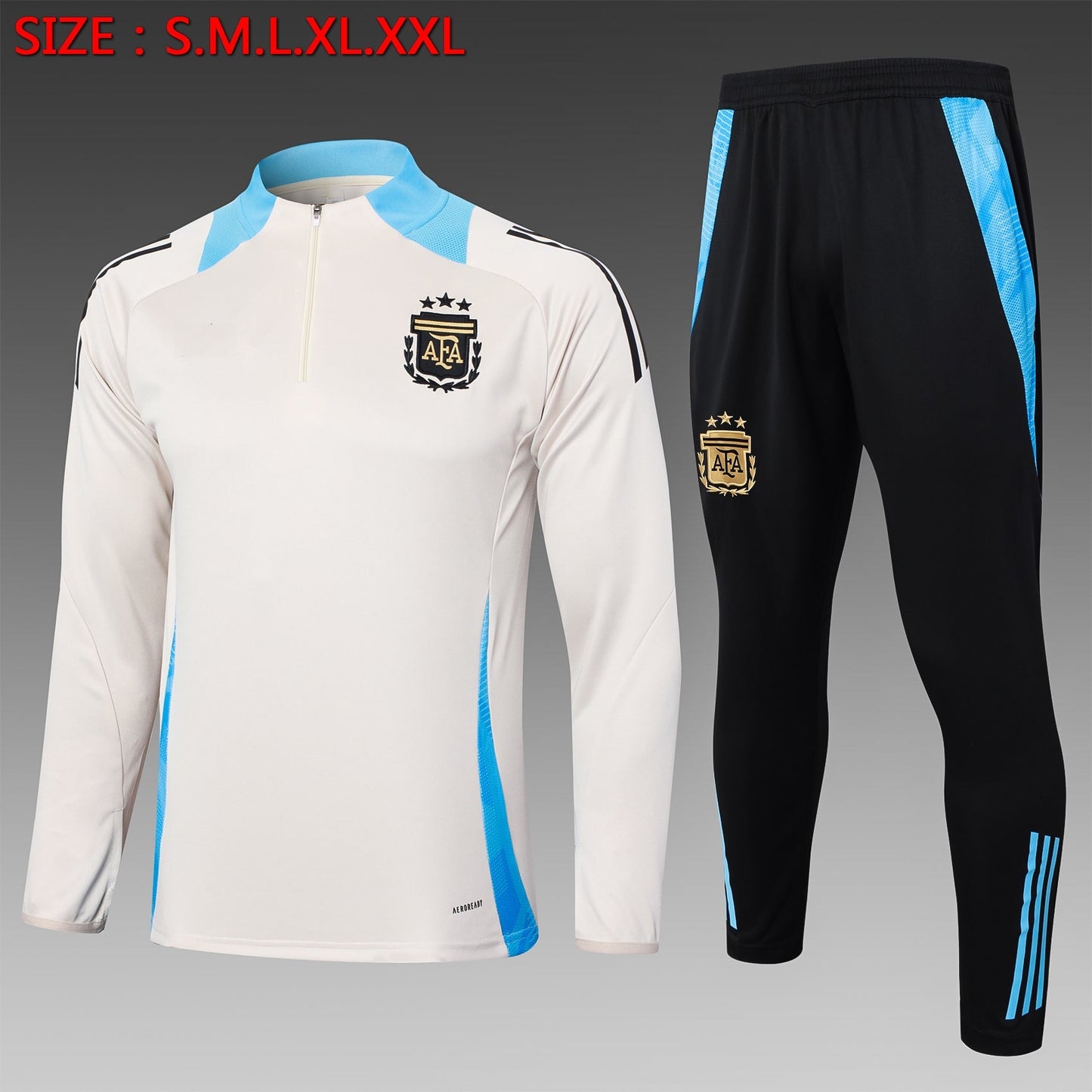 2024-25 Argentine Beige Training Suit