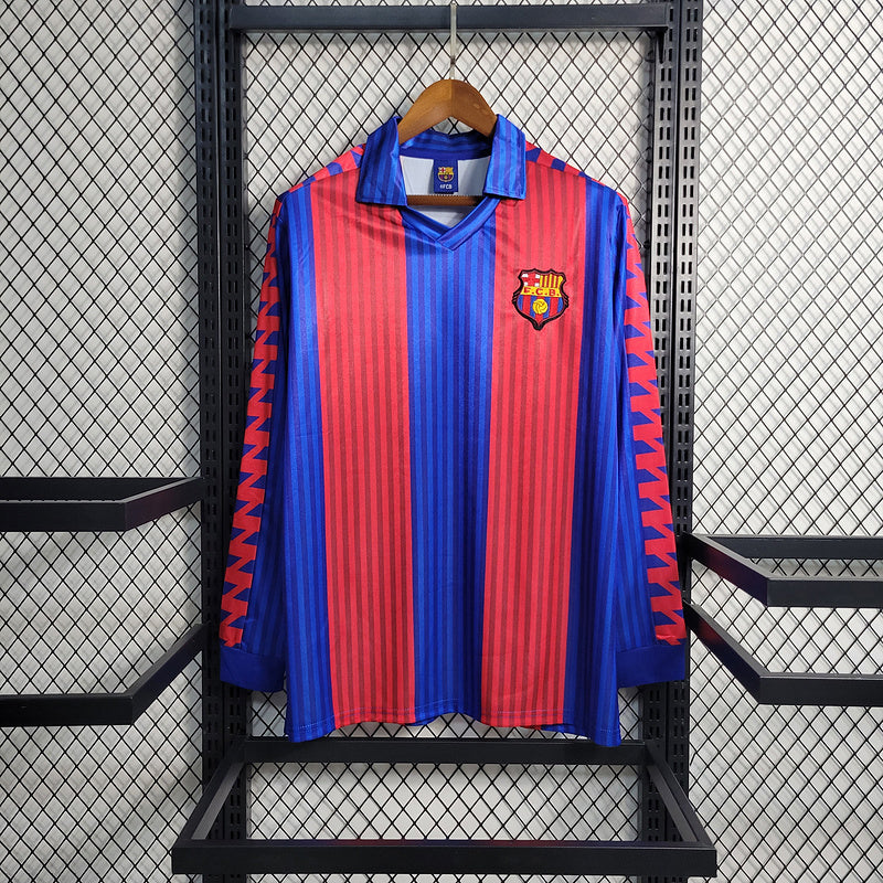 2008-09 Barcelona Home Long Sleeve