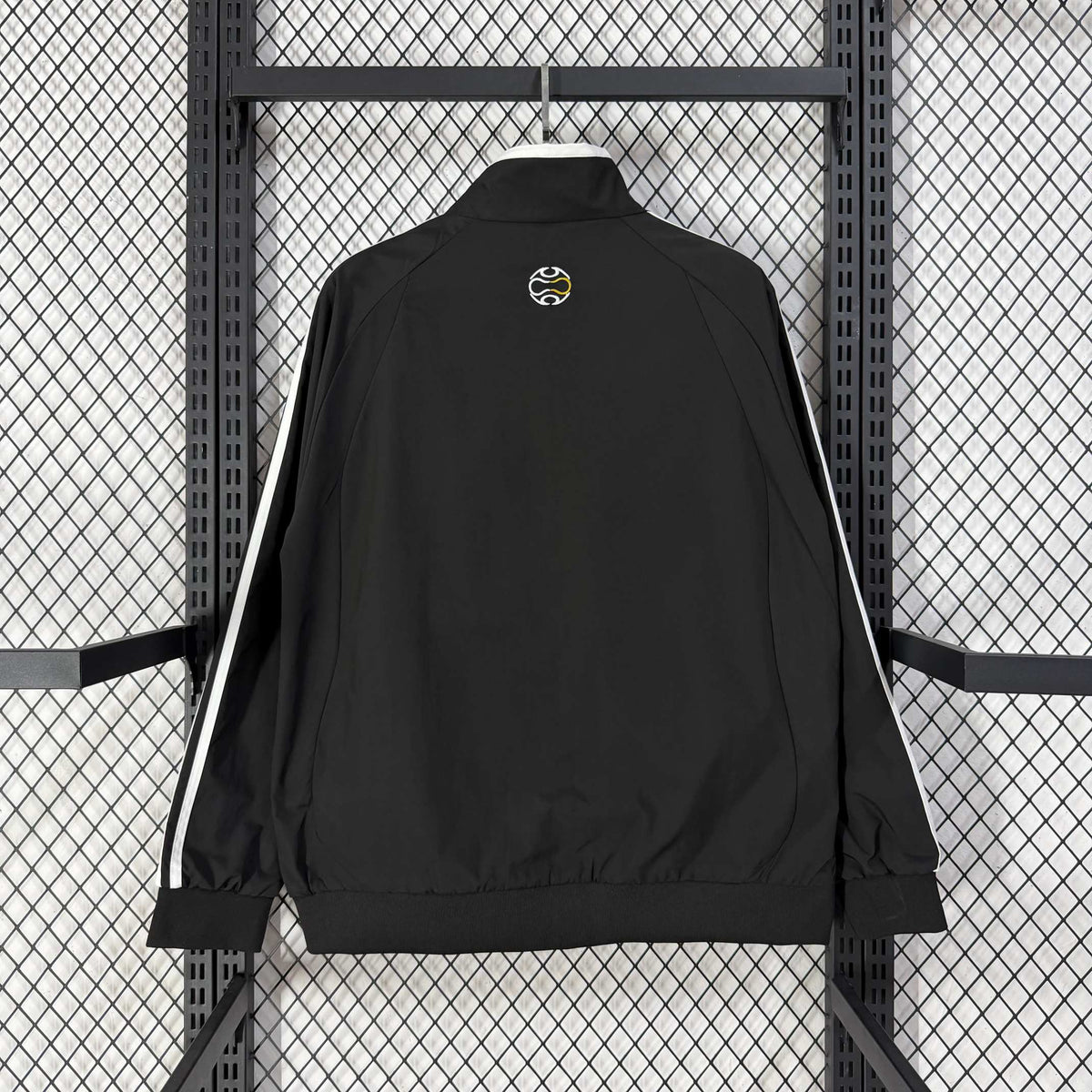 2026-27 Real Madrid Classic Black and Yellow Casual Windbreaker S-2XL