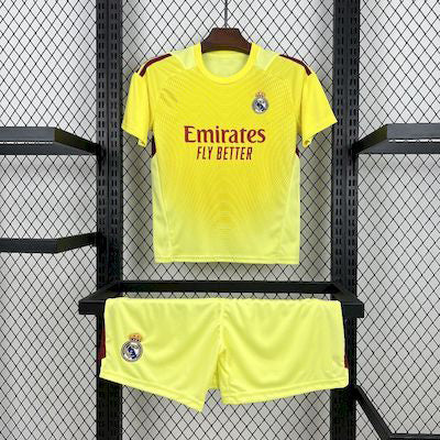 2025-26 Real Madrid Goalkeeper Yellow KIDS 16-28