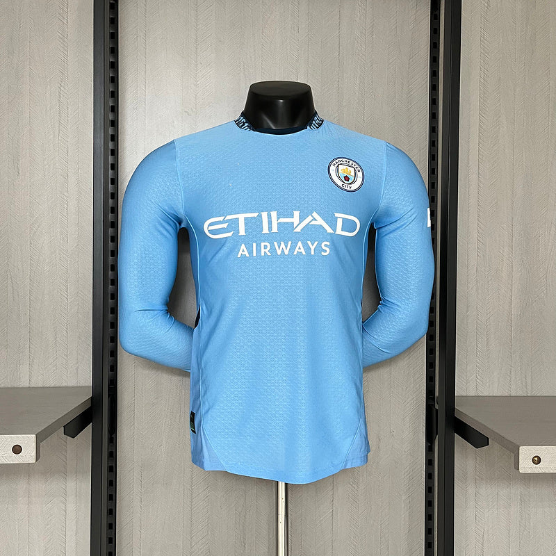 2024-25 Manchester City Home Long Sleeve