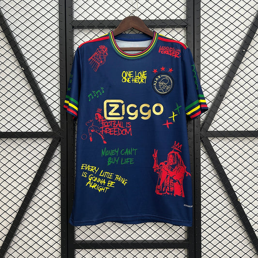 2025-26 Ajax Amsterdam Bob Marley 40th Blue