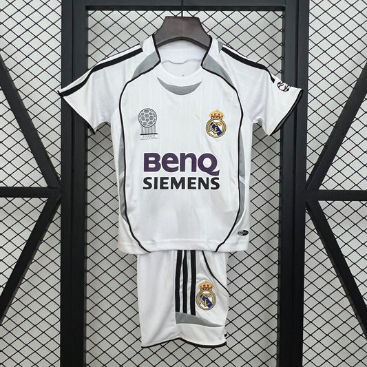 2006-07 Real Madrid Home Retro KIDS 16-28
