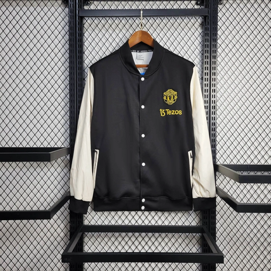 2025-26 Manchester United Black-White Windbreaker