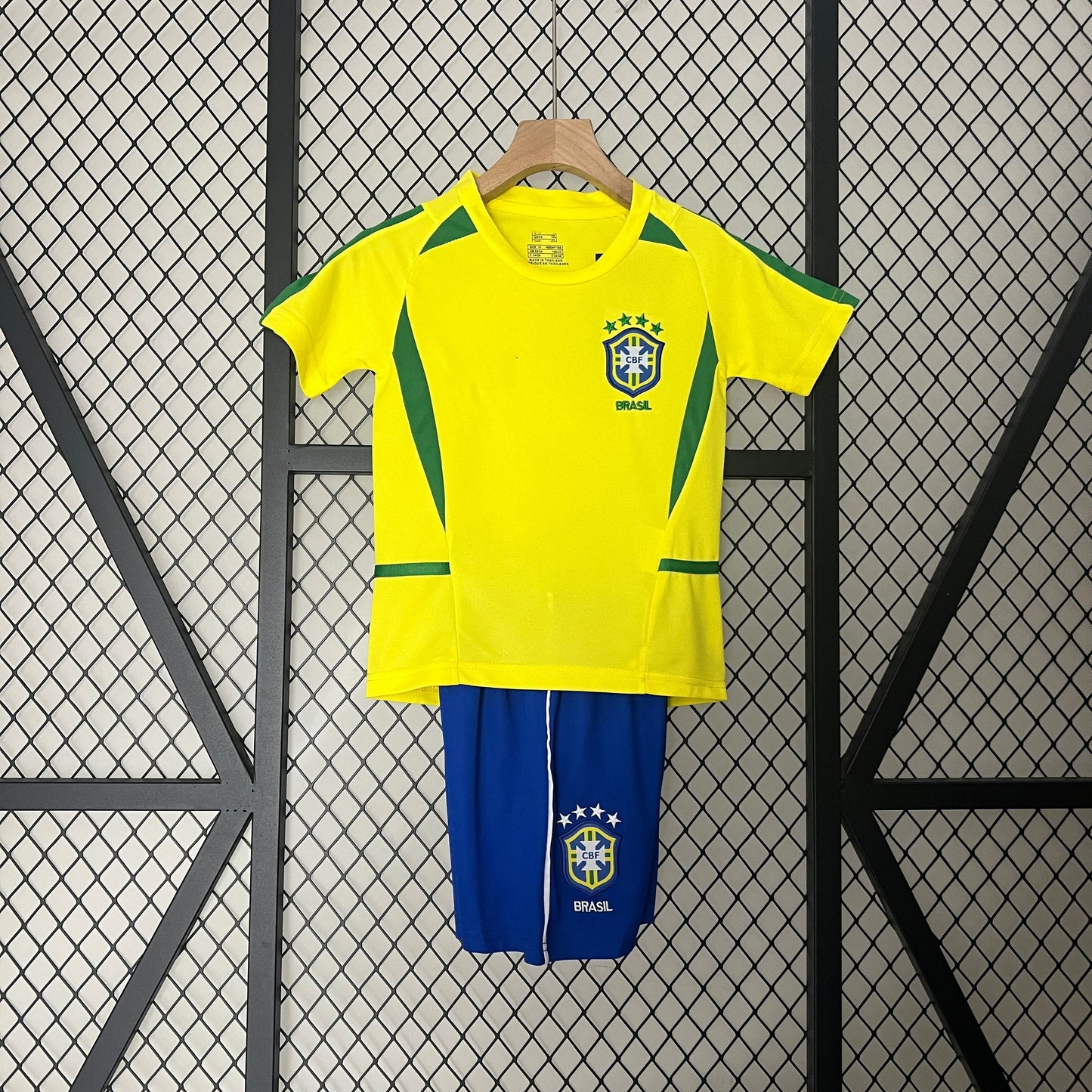 2002 Brazil Home Retro KIDS SIZE 16-28