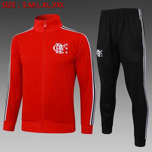 2025-26 Flamengo Red Adult long pull training suit
