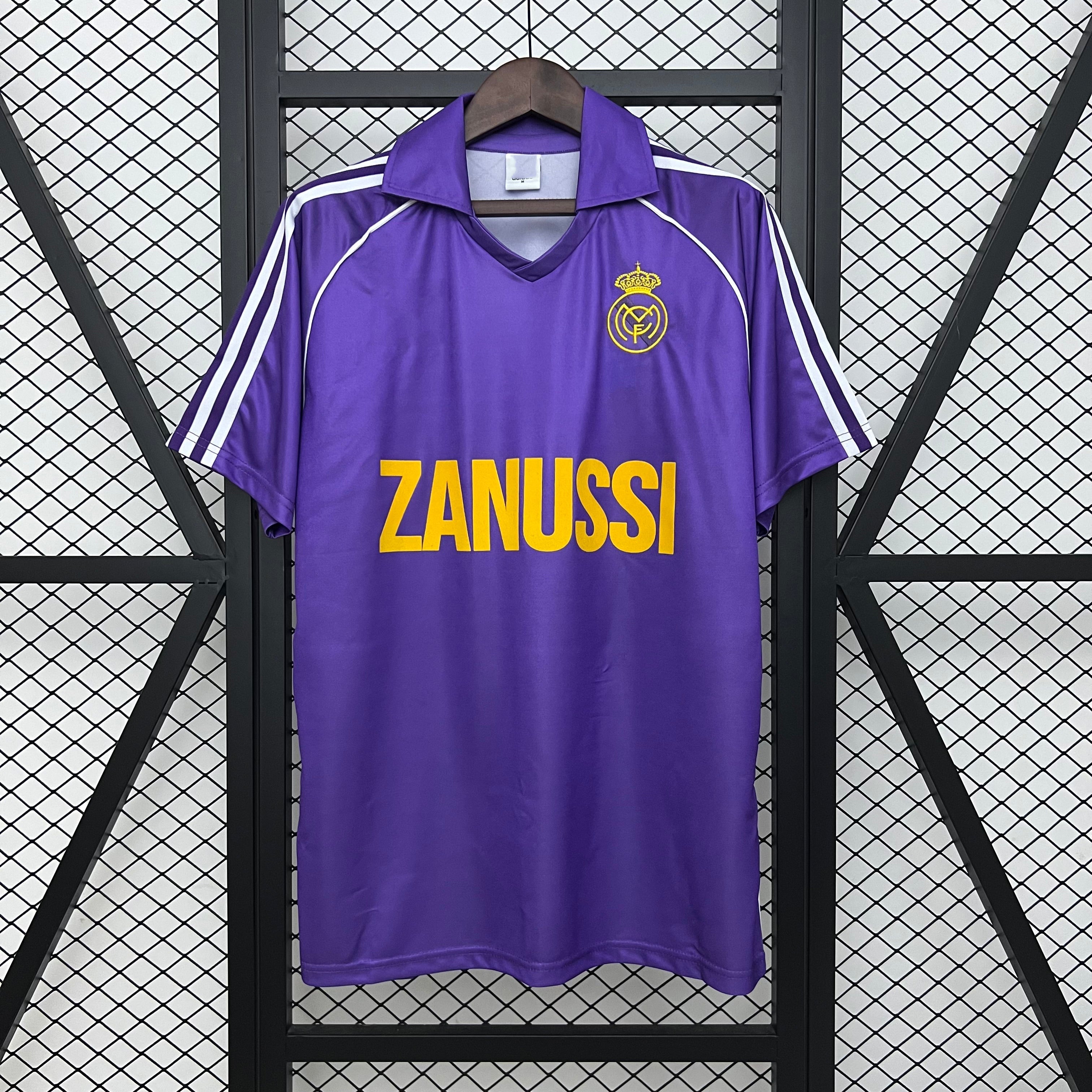 1984-85 Real Madrid Away Retro Size