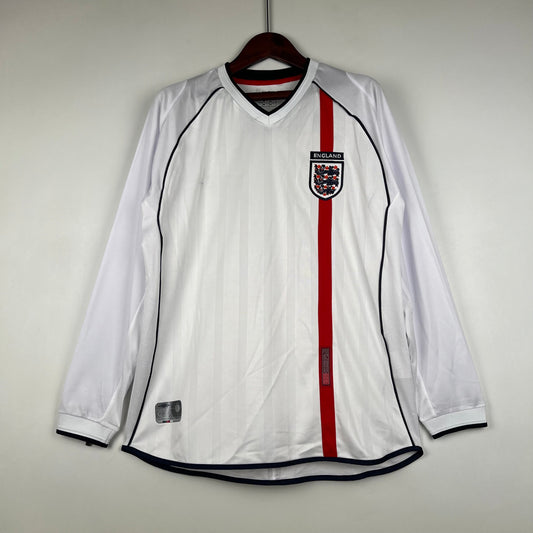 2002 England Home Long Sleeve