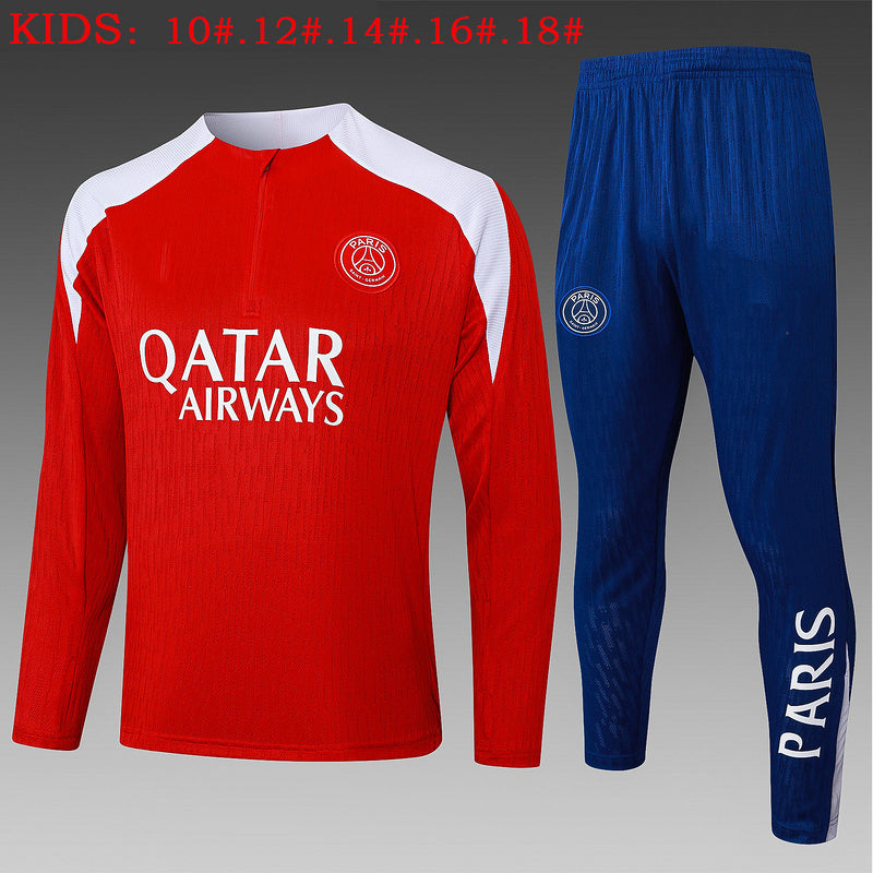 2025-26 Paris Vermelho Training suit Kids Size 10-18