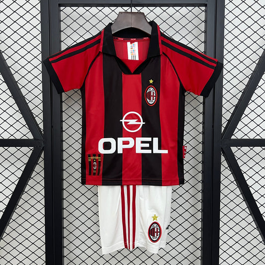 1998-99 AC Milan Home Retro kids 16-28