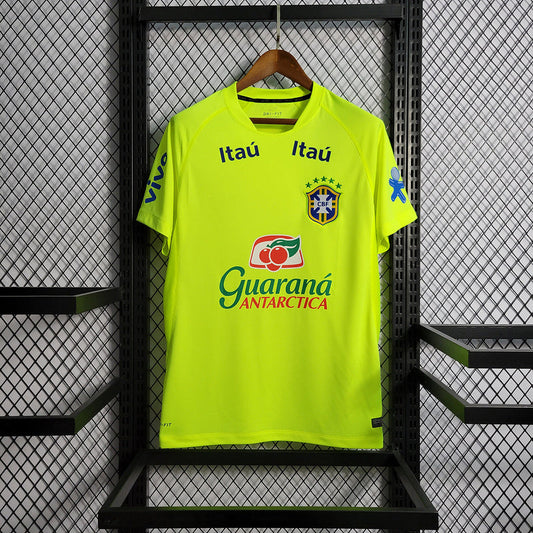 Brazil Training Suit Fluorescent Green All Sponsor Sizes