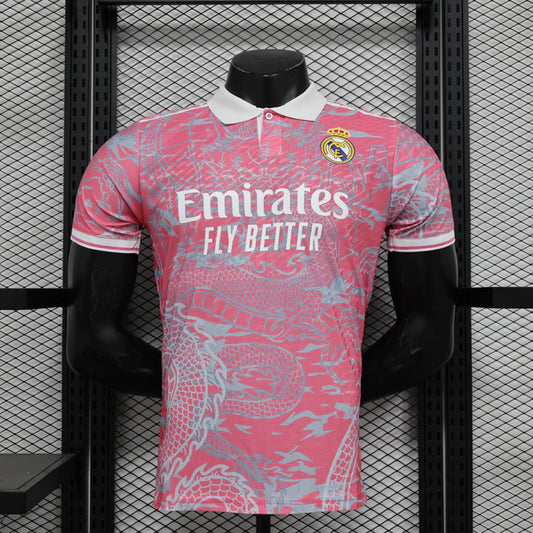 2025-26 Real Madrid Special Pink Dragon Player S-2XL