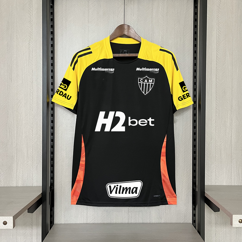 2025-26 Atl¨¦tico Mineiro Training Black + All Sponsors S-3XL