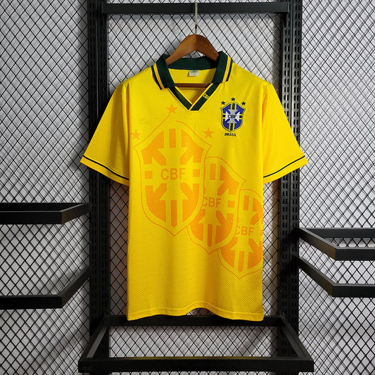 1993-94 Brazil Home Embroidered Edition Retro