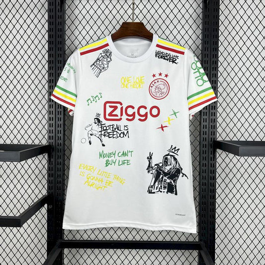 2025-26 Ajax Amsterdam Bob Marley 40th White
