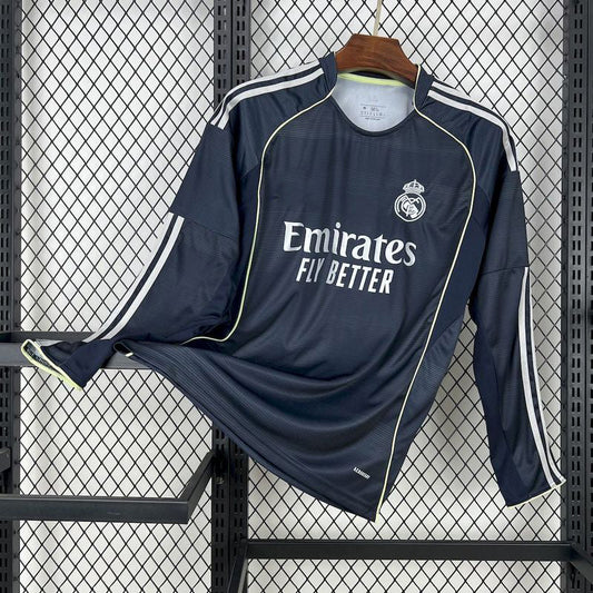 2025-26 Real Madrid Away Long Sleeve