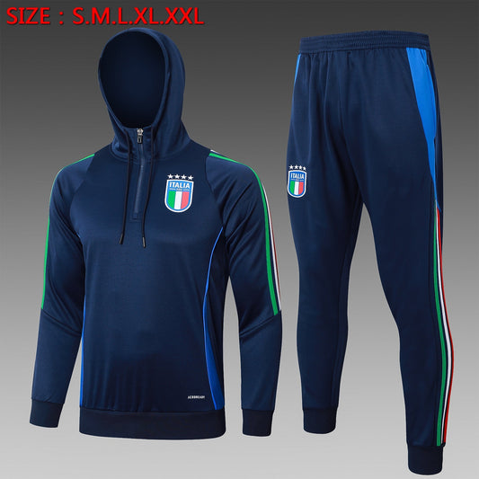 2024-25 Italy Royal Blue Hat Training Suit