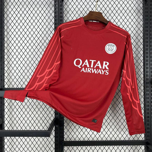 2025-26 Paris Long Sleeve Goleiro Red