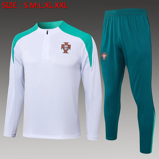 2024-25 Portugal White Training Suit