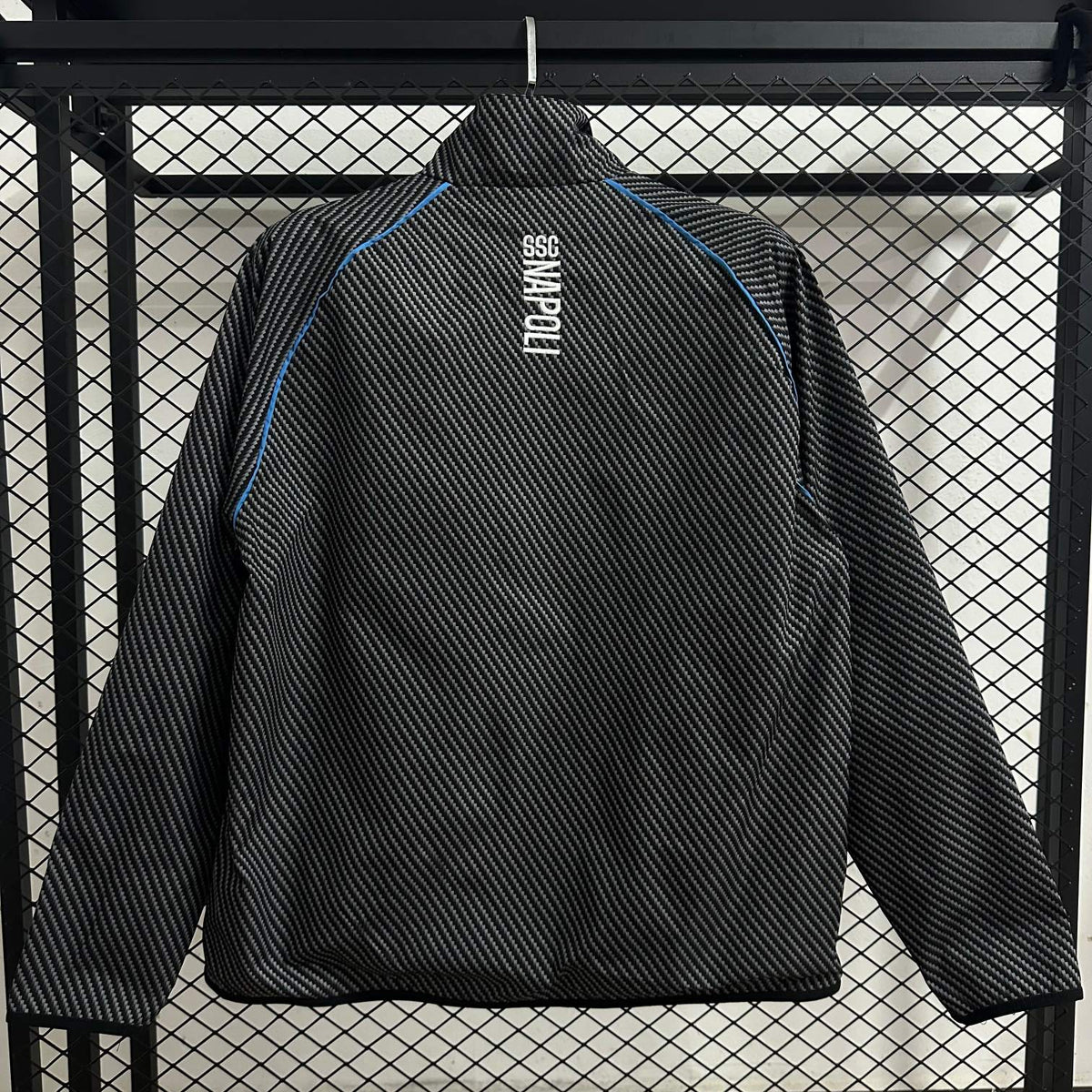 2026-27 Napoli Black Waterproof Windbreaker S-2XL