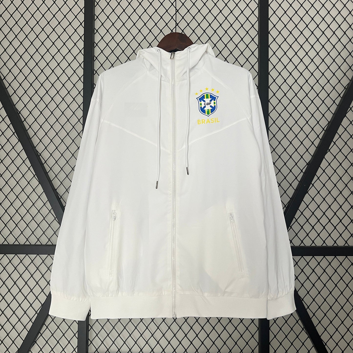 2024-25 Brazil White windbreaker