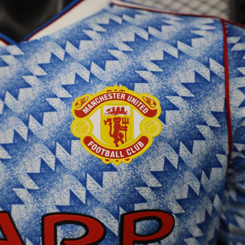 2026-27 Manchester United Blue Vintage Remake Player S-3XL