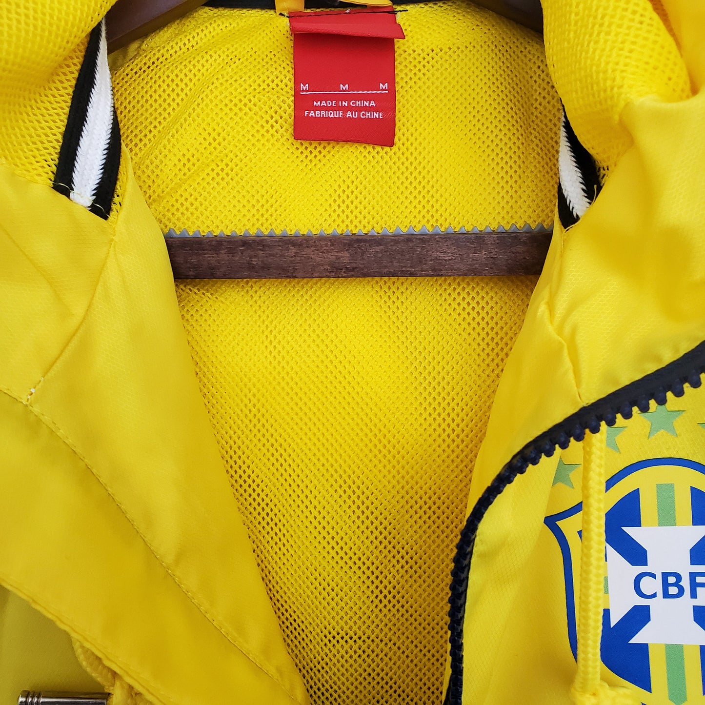 Brazil purple Blue and Yellow windbreaker