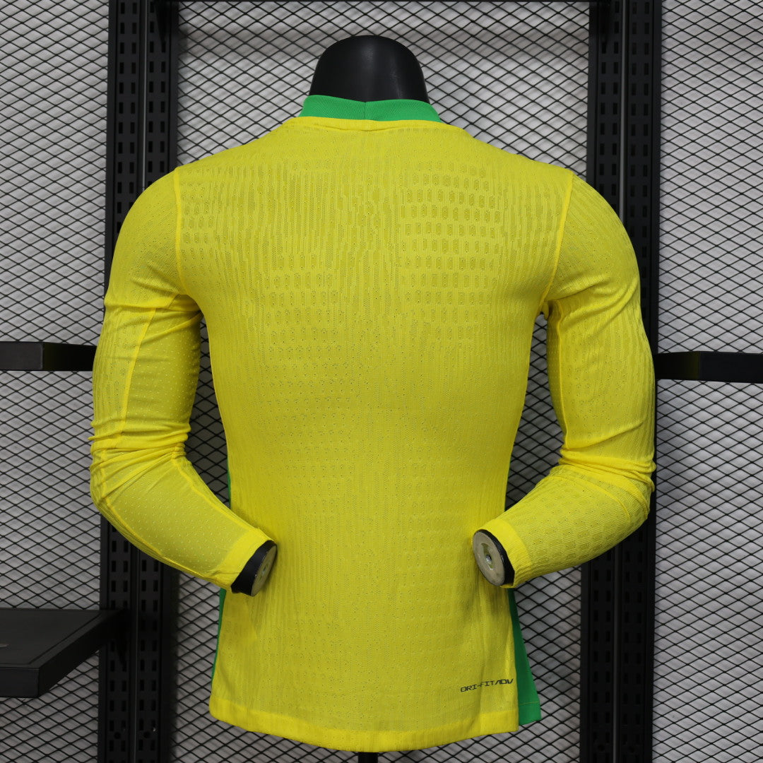 2025-26 Brazil Home Long Sleeves