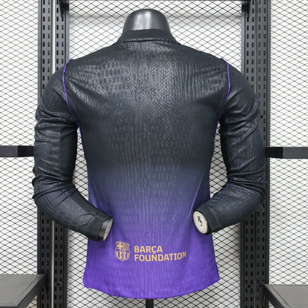 2026-27 Barcelona Away Long Sleeved Player S-3XL