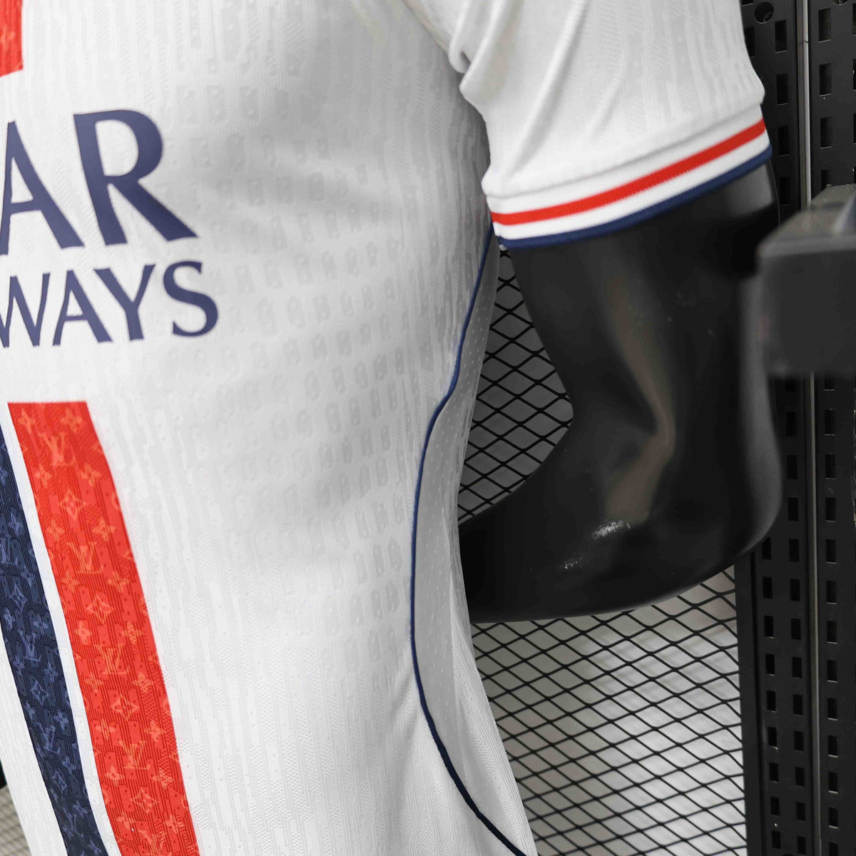 2026-27 Paris White Navy Red Stripe Special Player S-2XL