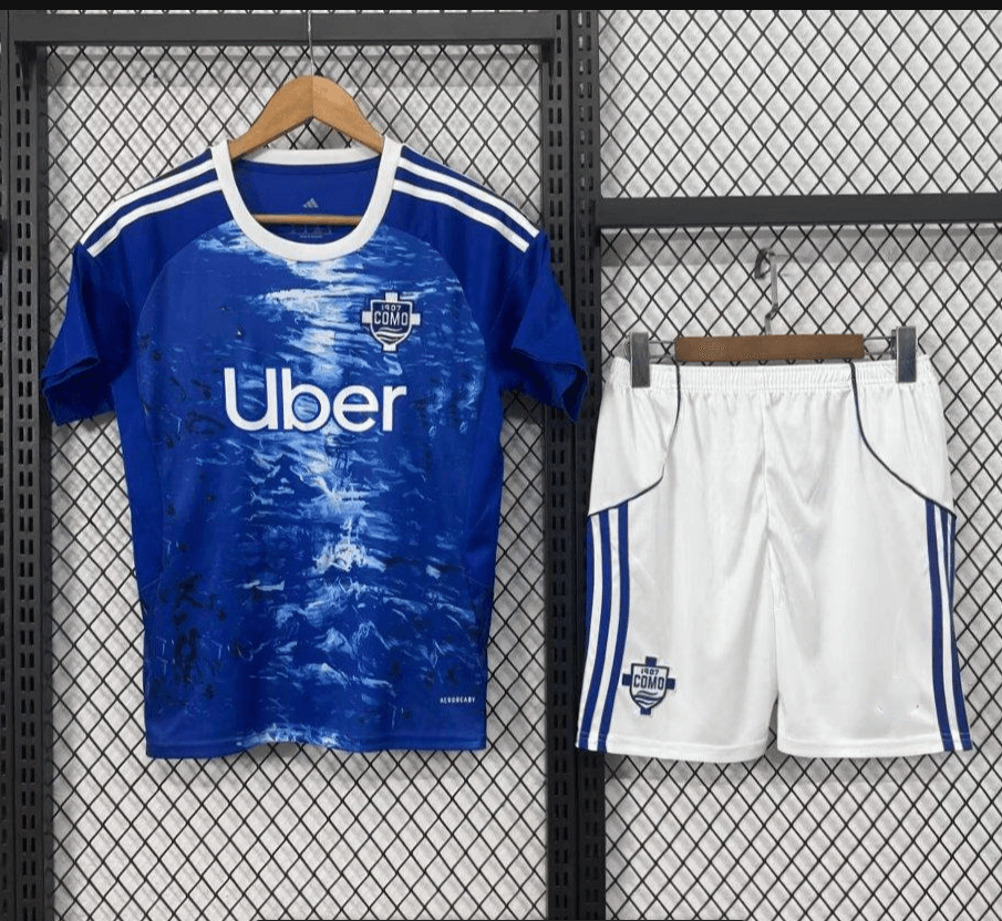 25/26 Kids Como 1907 Home Jersey for Children 16-28