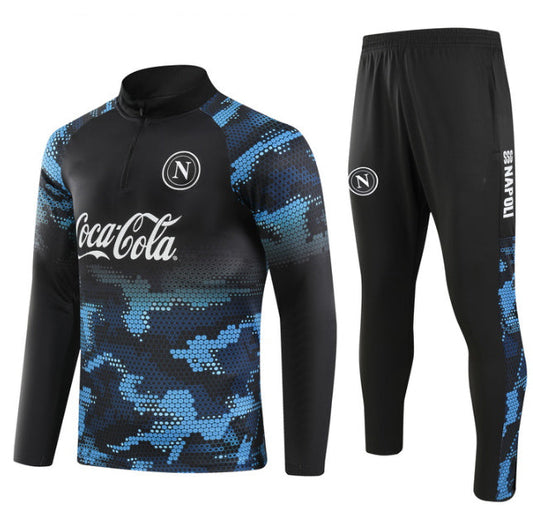 2024-25 Napoli Coca Cola-Black Training Suit