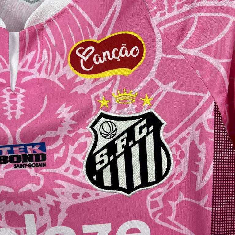 2025-26 Santos Pink Dragon with all sponsor