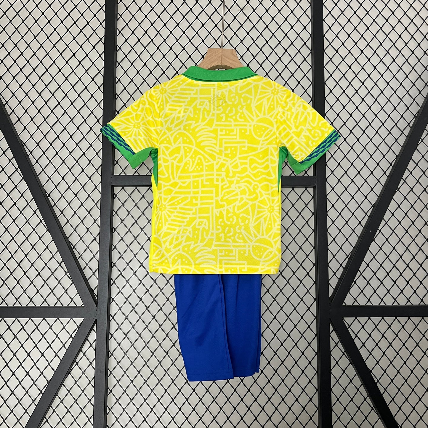 2024-25 Brazil Home KIDS SIZE 16-28