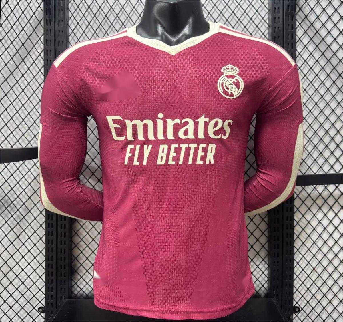 2026-27 Real Madrid Third Away Long Sleeve Player S-4XL