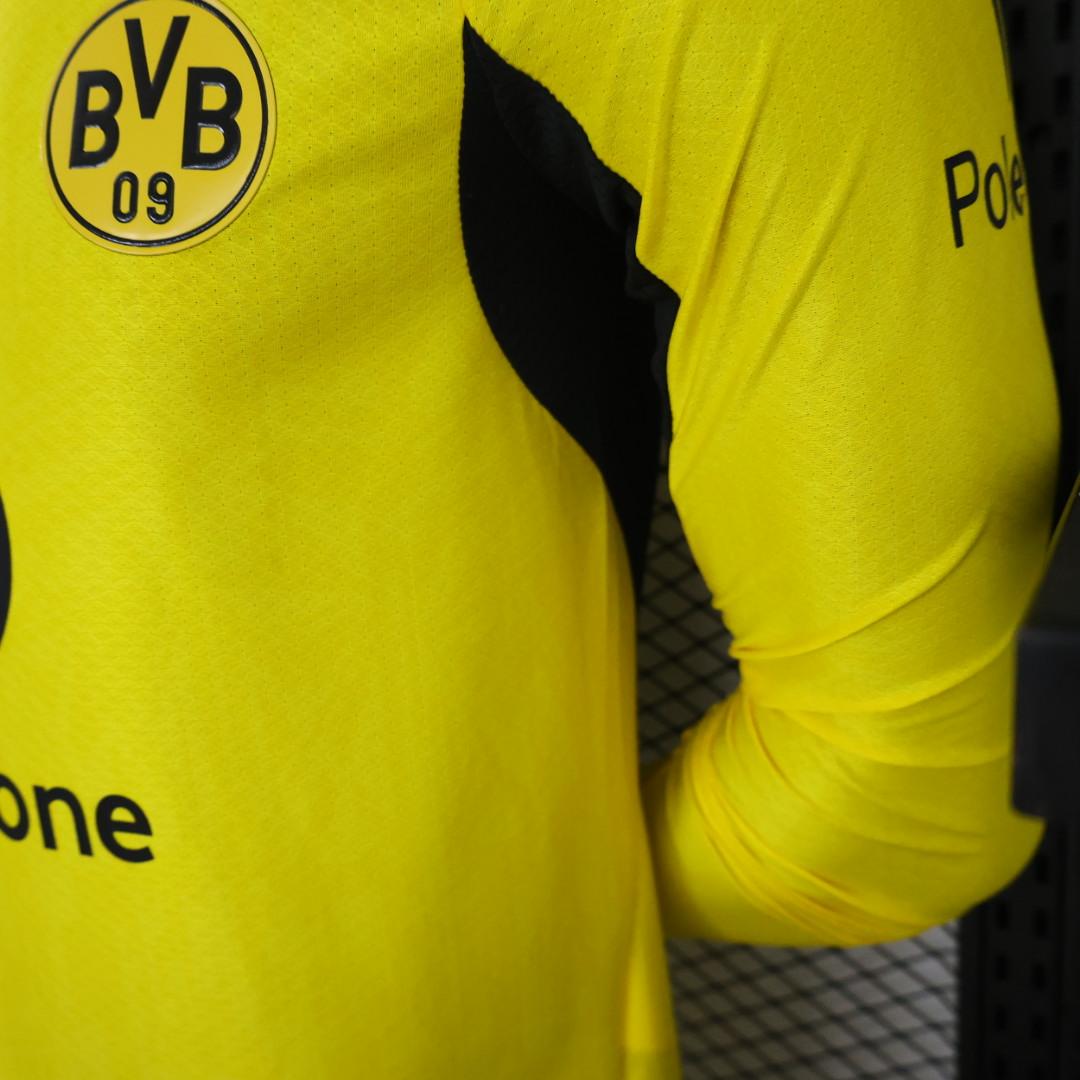 2026-27 Borussia Dortmund Yellow Home Long Sleeve Player S-2XL