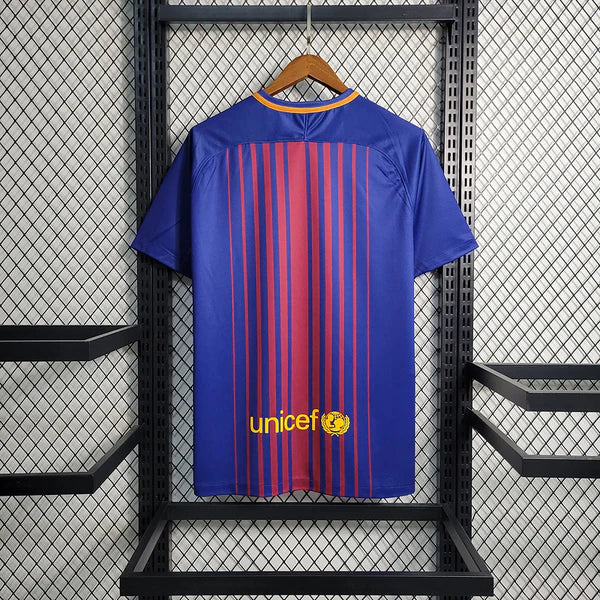 2017-18 Barcelona Home Retro S-XX